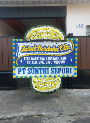 Papan Bunga Duka di Talang Kelapa
