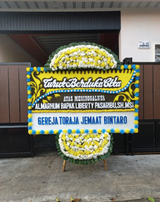 Papan Bunga Duka di Talang Kelapa
