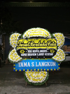 Papan Bunga Duka di Talang Kelapa